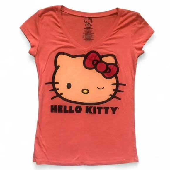 Hello Kitty Orange Tee - Picture 2 of 4